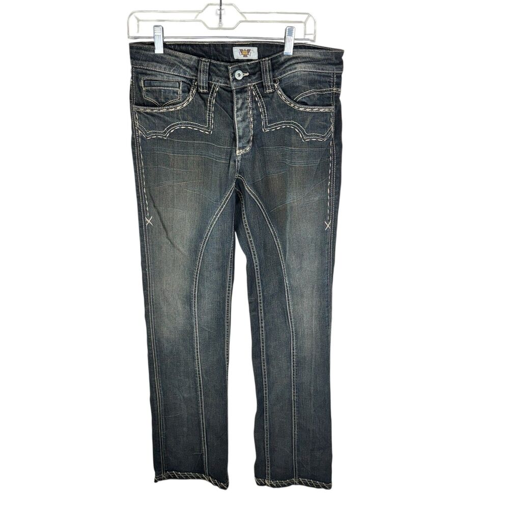 Antik Denim Jeans Women 30x33 Dark Wash‎ Bootcut Embroidered South Western